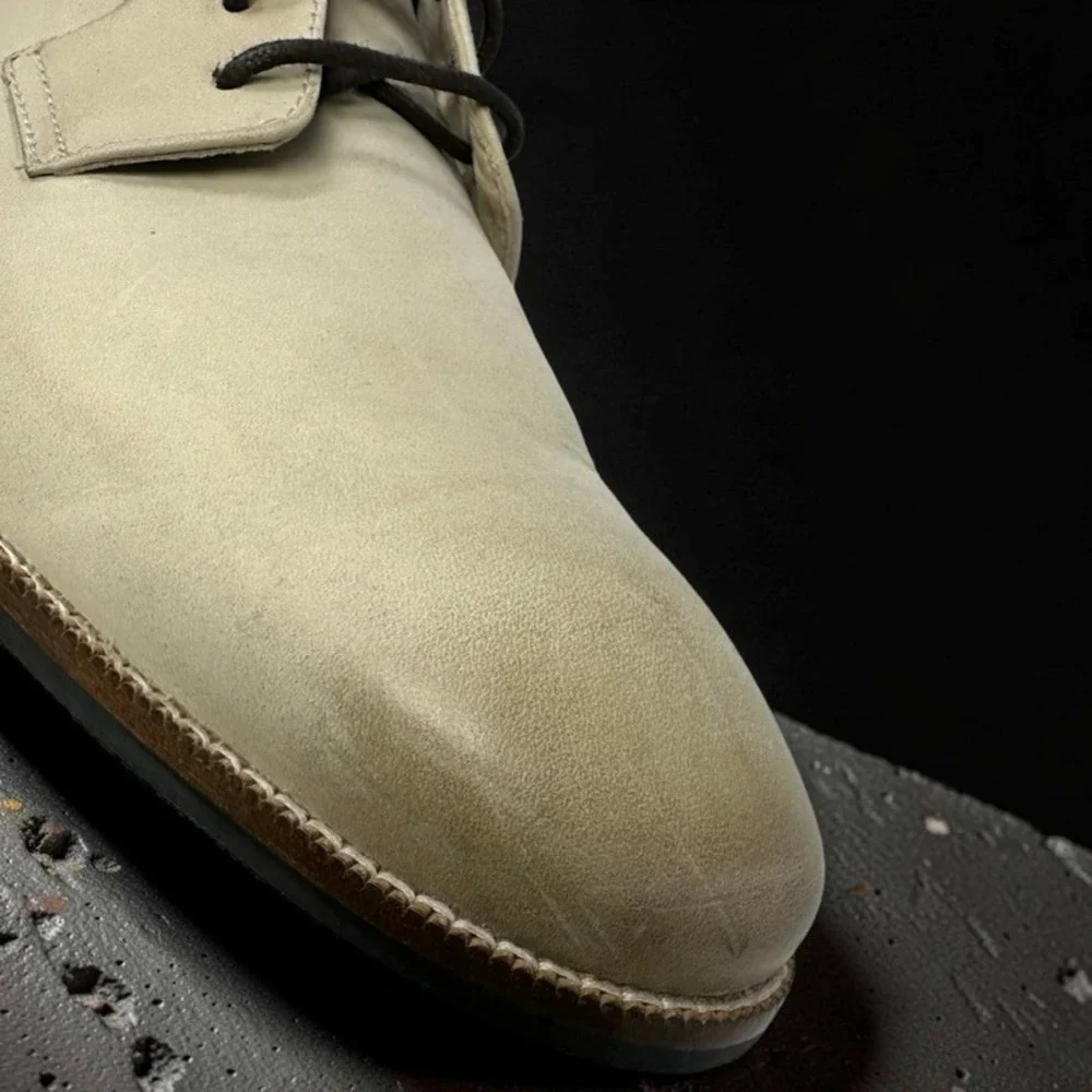 Cole Haan Sawyer Plain Oxford Shoes C35841 Mortar Nubuck Suede Beige Mens 10.5 M